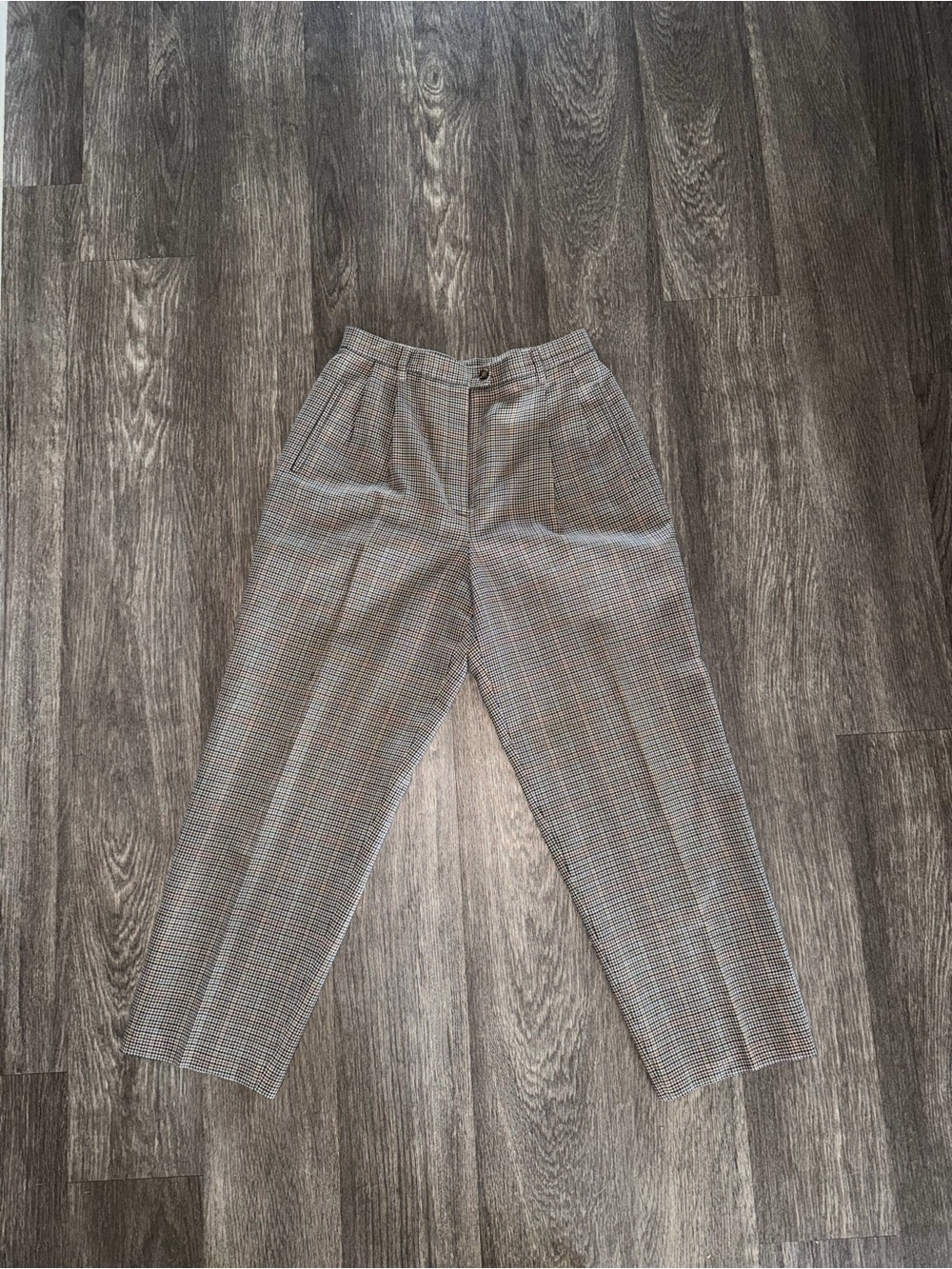 Women’s Vintage Evan-Picone Wool Trouser Dress Pants size 8 - Picture 2 of 4